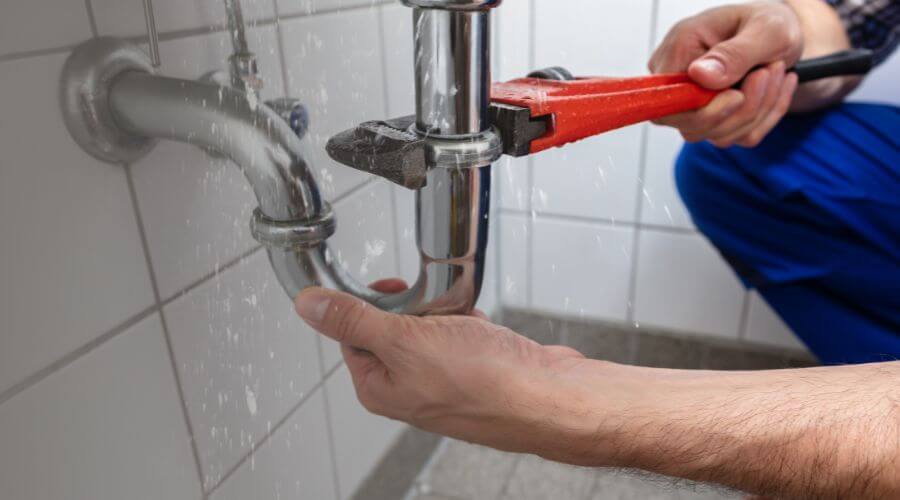Indoor tankless water heater installation in Reliance, WY